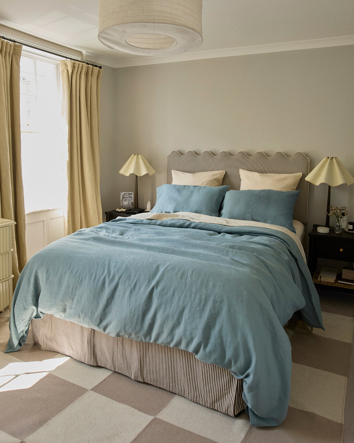 Crème 100% French Flax Linen European Pillowcases (Set of Two)