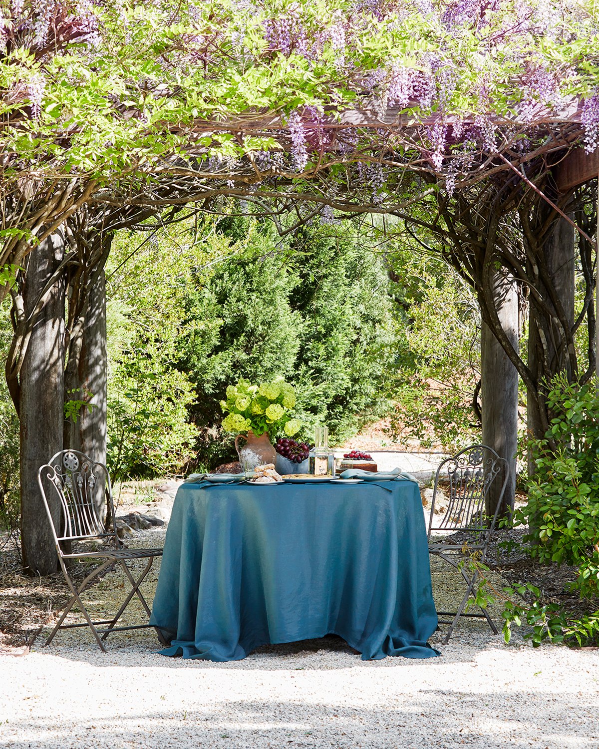 Petrol 100% French Flax Linen Placemats (Set of Four)