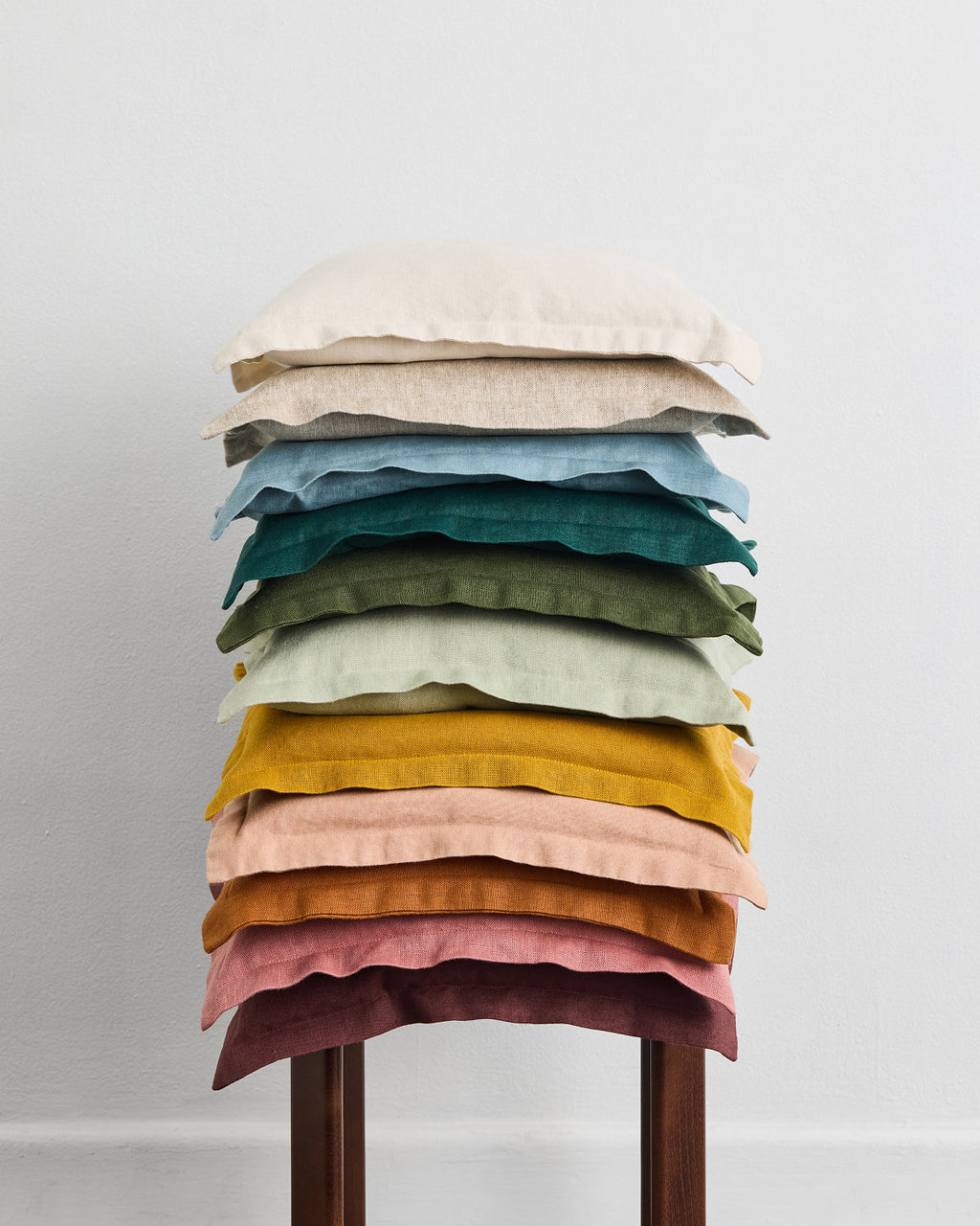 Crème 100% French Flax Linen Cushion Cover