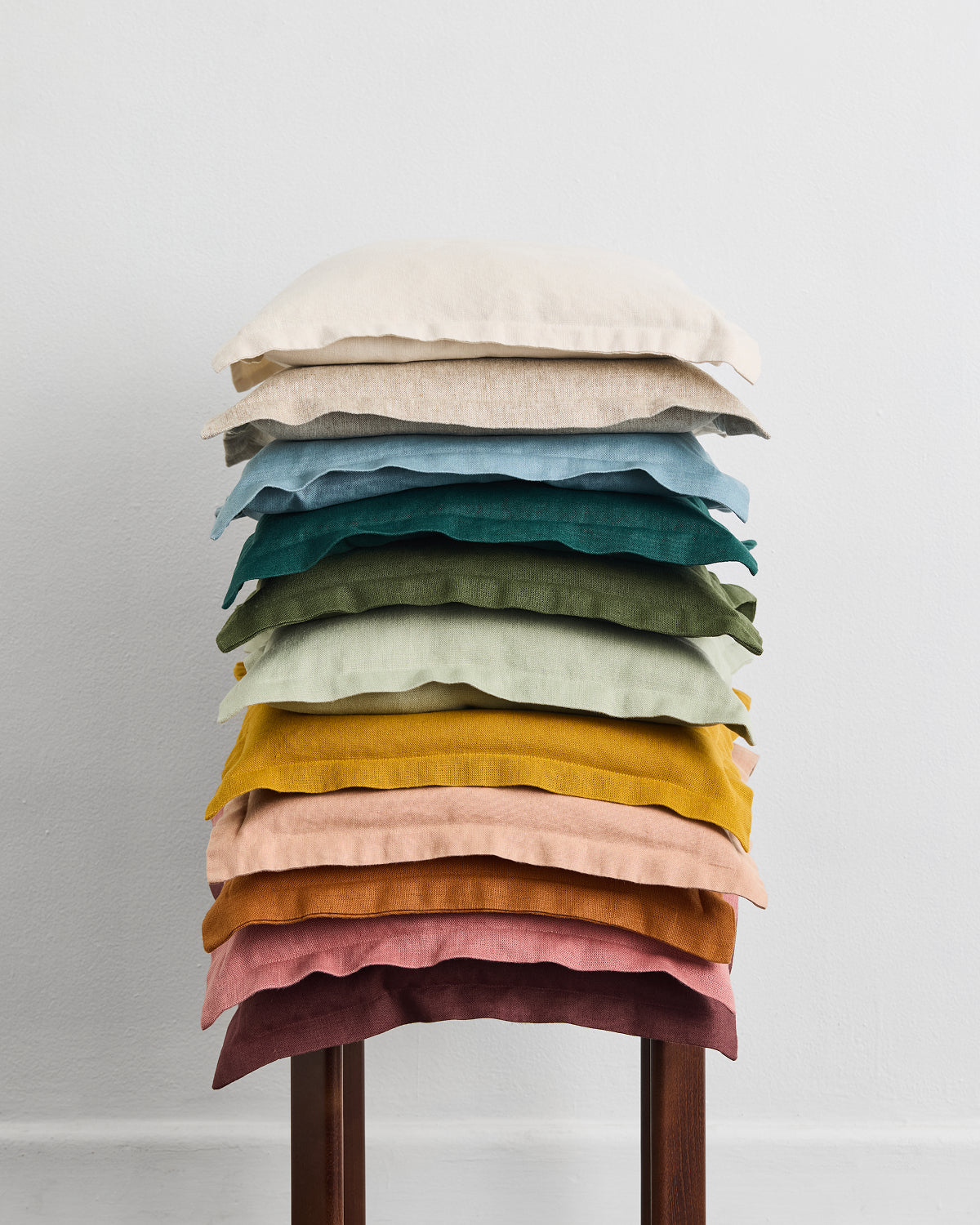Crème 100% French Flax Linen Cushion Cover