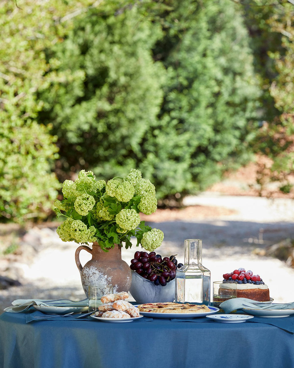 Petrol 100% French Flax Linen Placemats (Set of Four)