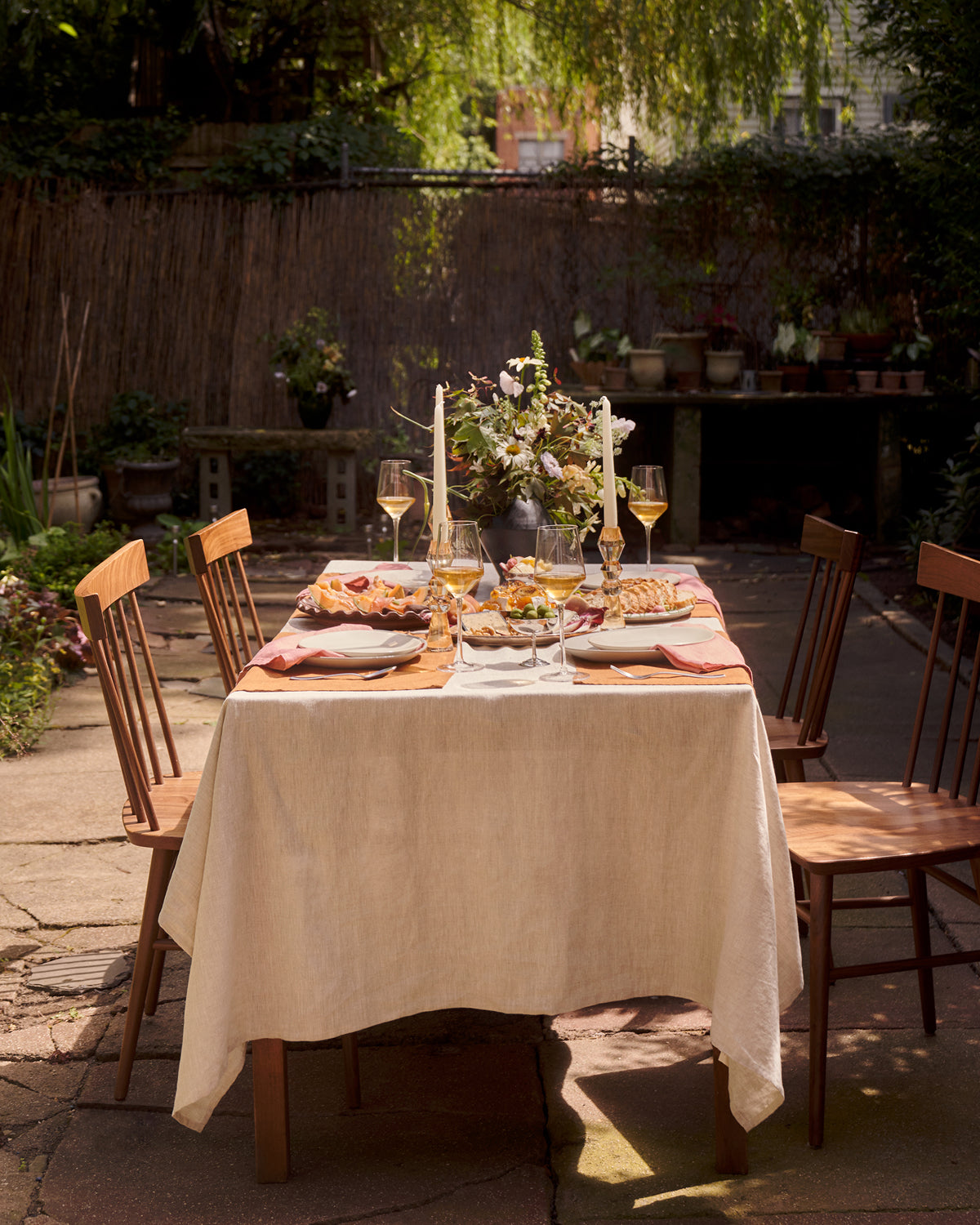Rust 100% French Flax Linen Placemats (Set of Four)