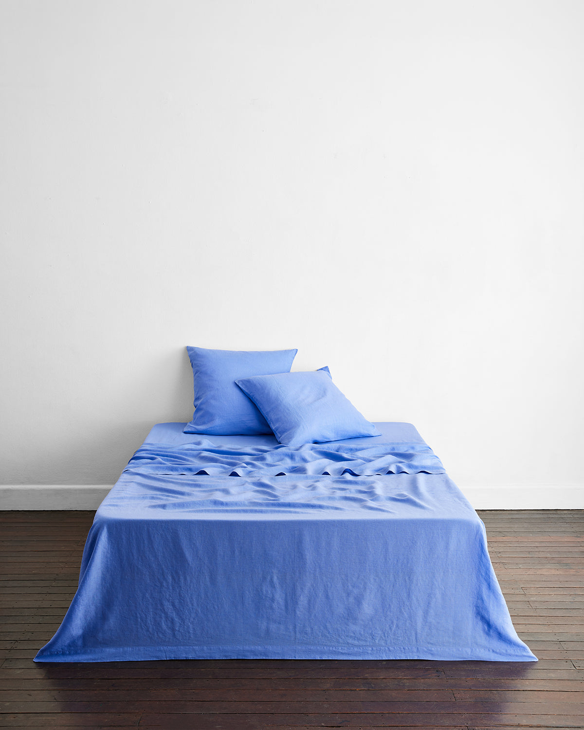 Wildflower 100% French Flax Linen European Pillowcases (Set of Two)