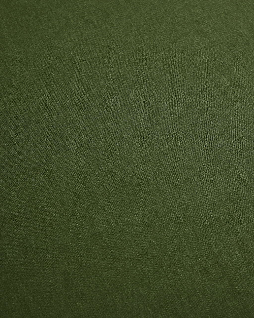 Olive Heavy Linen Bed Cover