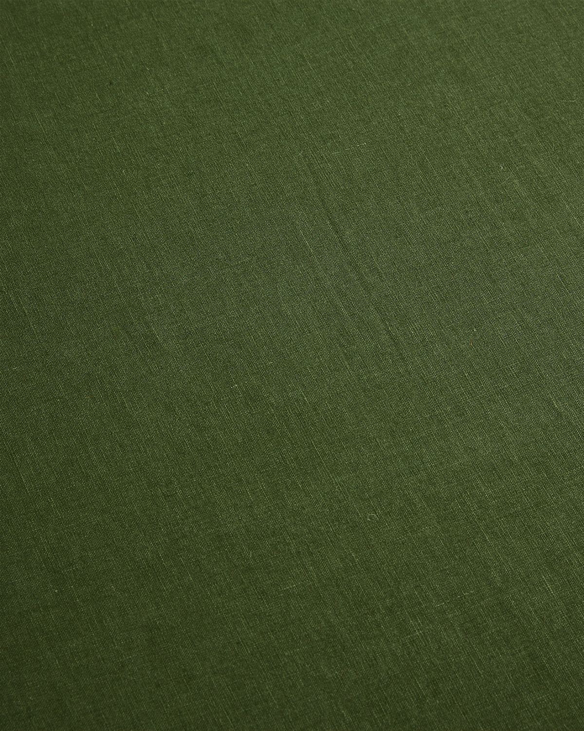 Olive Heavy Linen Bed Cover