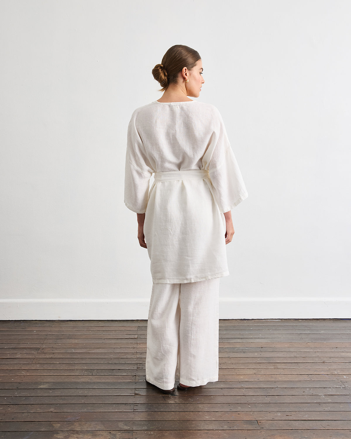 Piazza Linen Pants in White