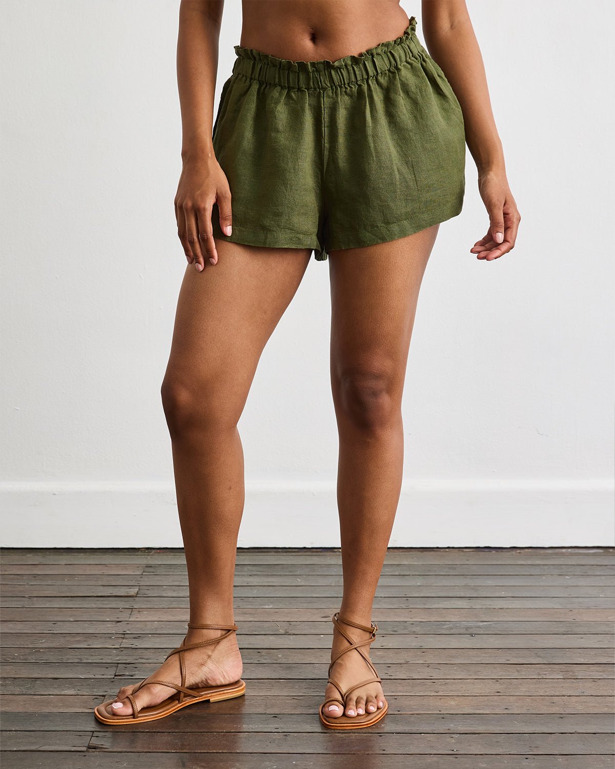 Marina Shorts in Olive